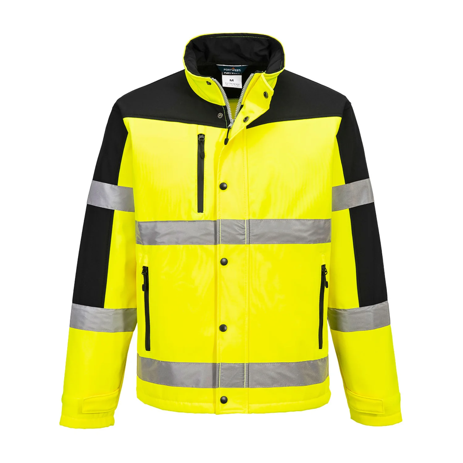 Portwest Kéttónusú Softshell kabát (3L) – jól láthatósági S429 Sárga