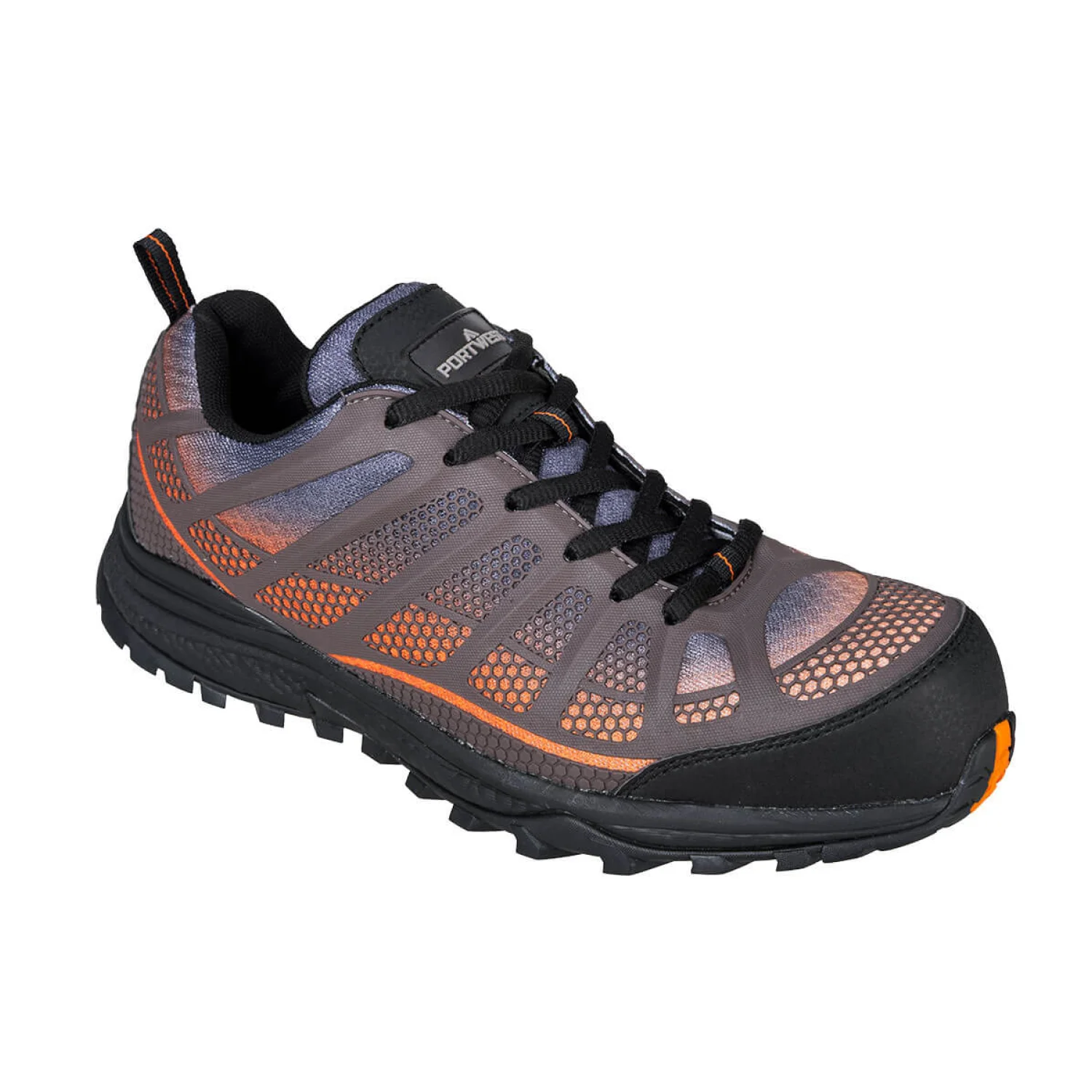 Portwest Kompozit Trainer S1PS FO SR védőlábbeli FT36 Narancs/fekete