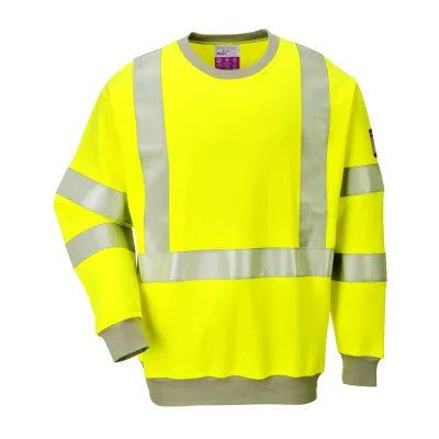 Portwest Lángálló antisztatikus Hi-Vis pulóver