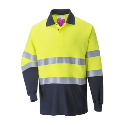 Portwest Lángálló antisztatikus kéttónusú hosszú ujjú pólóing
