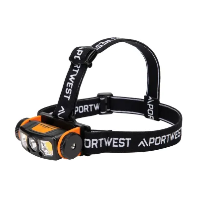 Portwest LED mozgásérzékelős USB fejlámpa