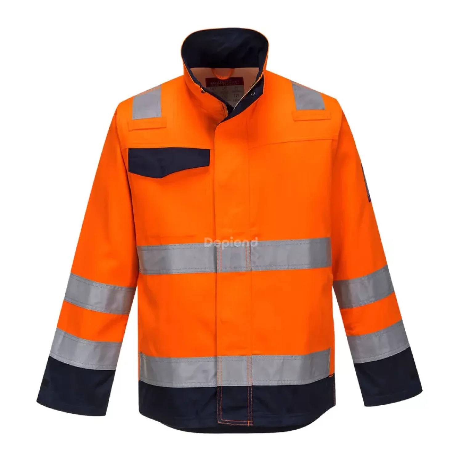 Portwest Modaflame RIS narancs/navy kabát Narancs / tengerészkék