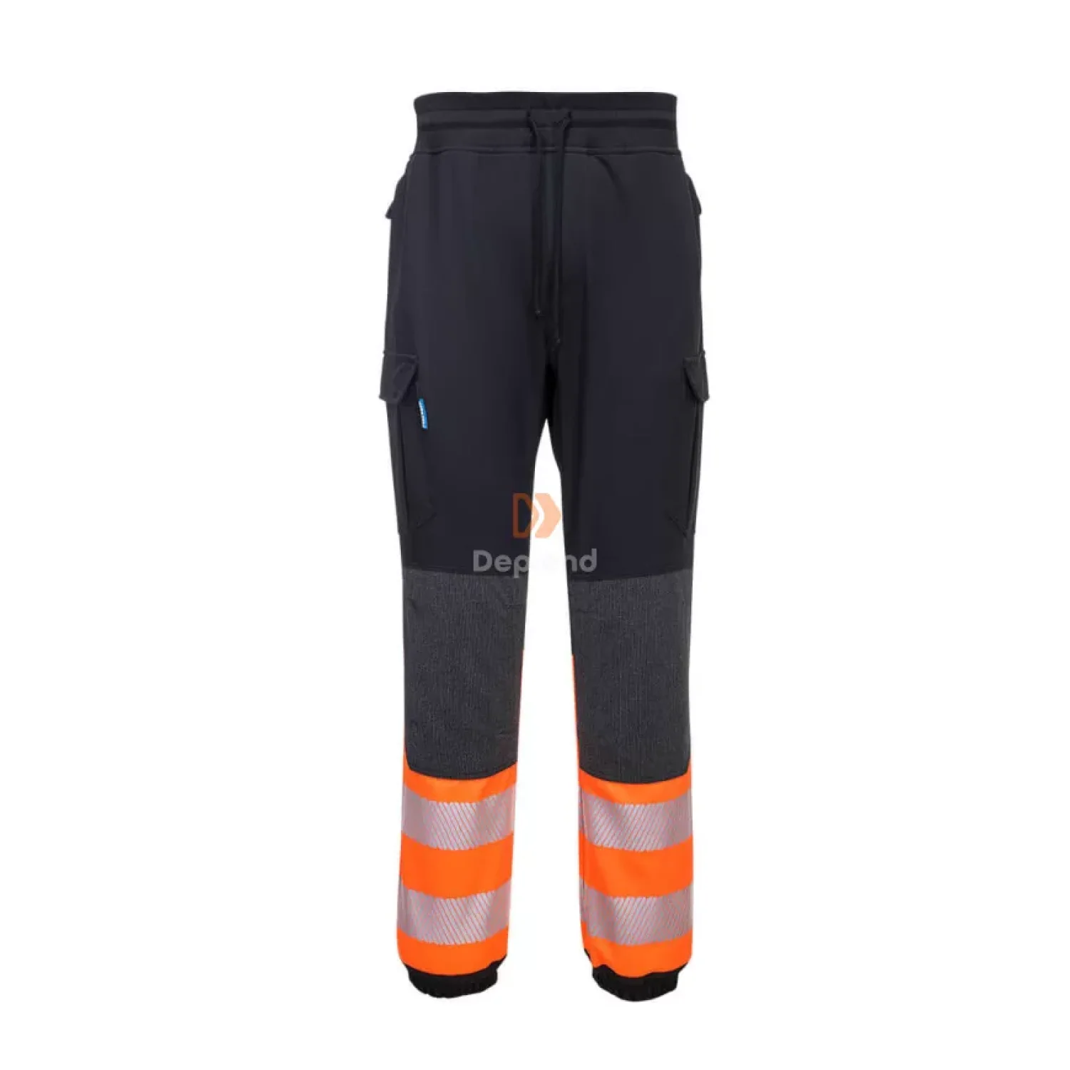 Portwest PW3 Hi-Vis Flexi Class 2 jólláthatósági munkaruha Fekete / narancs