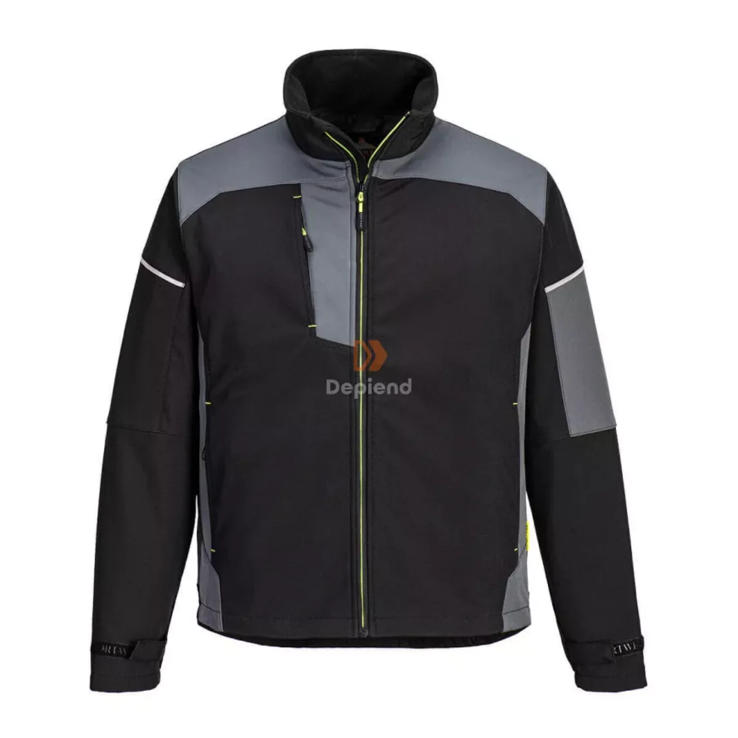 Portwest PW3 Softshell Kabát (3L) Fekete/szürke