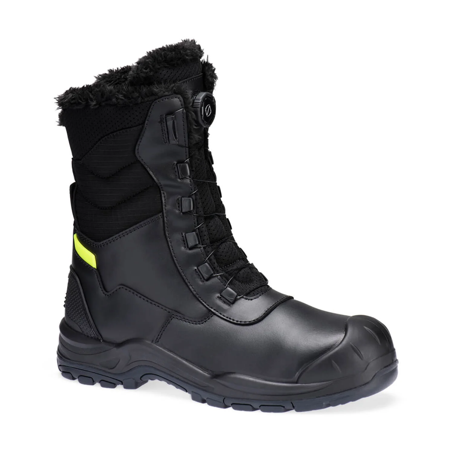 Portwest Steel Leather Winter High Boot S3L SC HRO CI SR téli bakancs Fekete