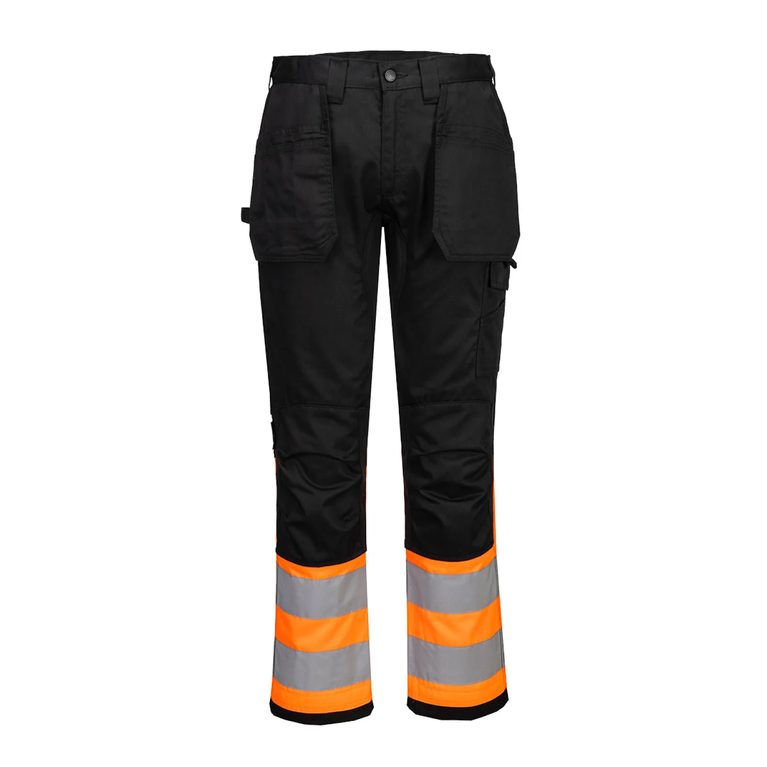 Portwest WX2 Eco Class1 Pocket nadrág – jól láthatósági CD858 Narancs/fekete