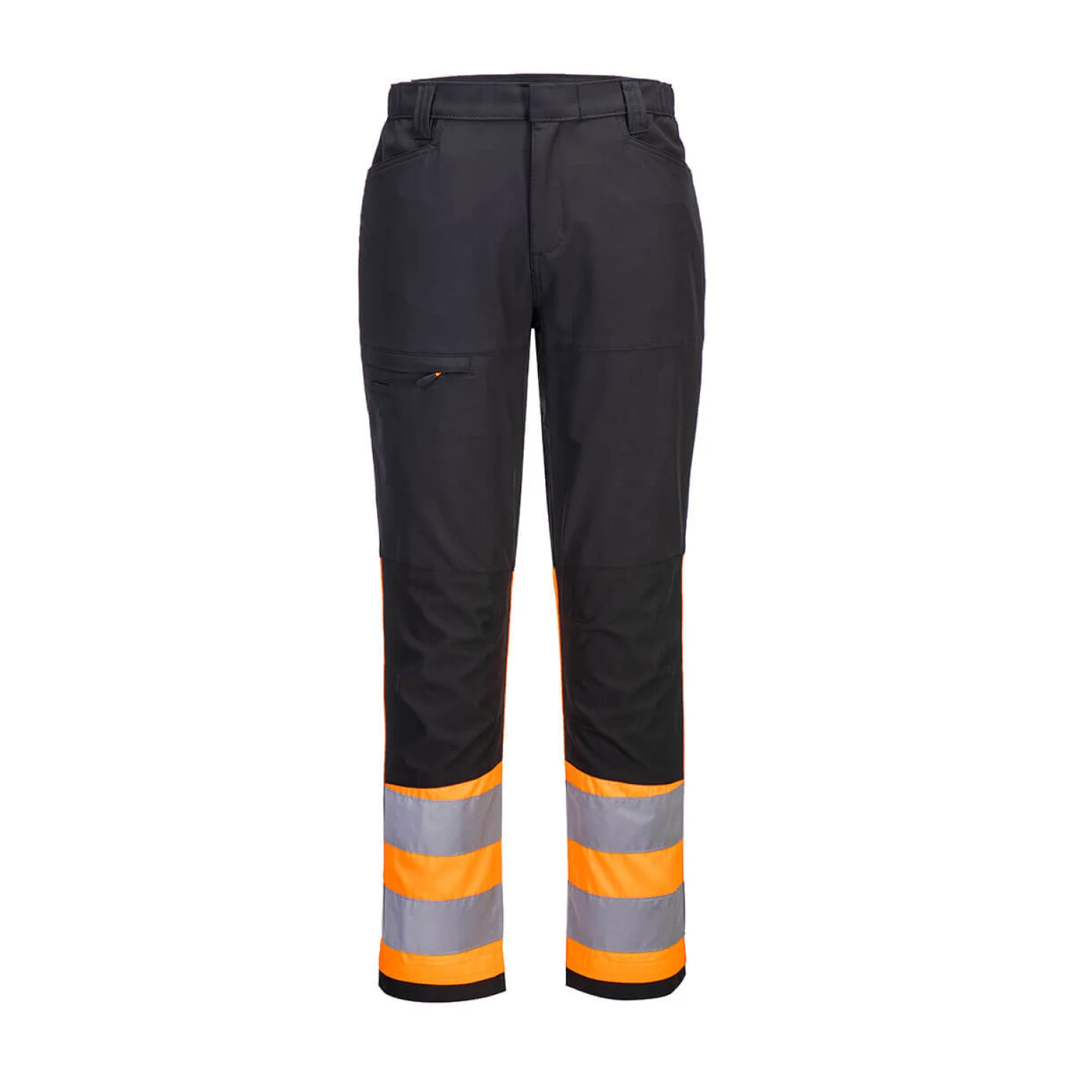 Portwest WX2 Eco Hi-Vis 1. osztályú Eco Hi-Vis szerviznadrág Narancs/fekete