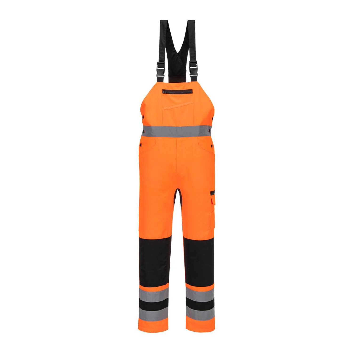 Portwest WX2 Hi-Vis kantáros nadrág CD852 Narancs/fekete