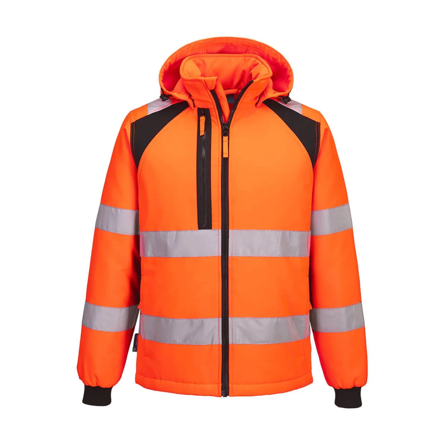 Portwest WX2 Hi-Vis softshell (2L) softshell kabát CD809 Narancs/fekete