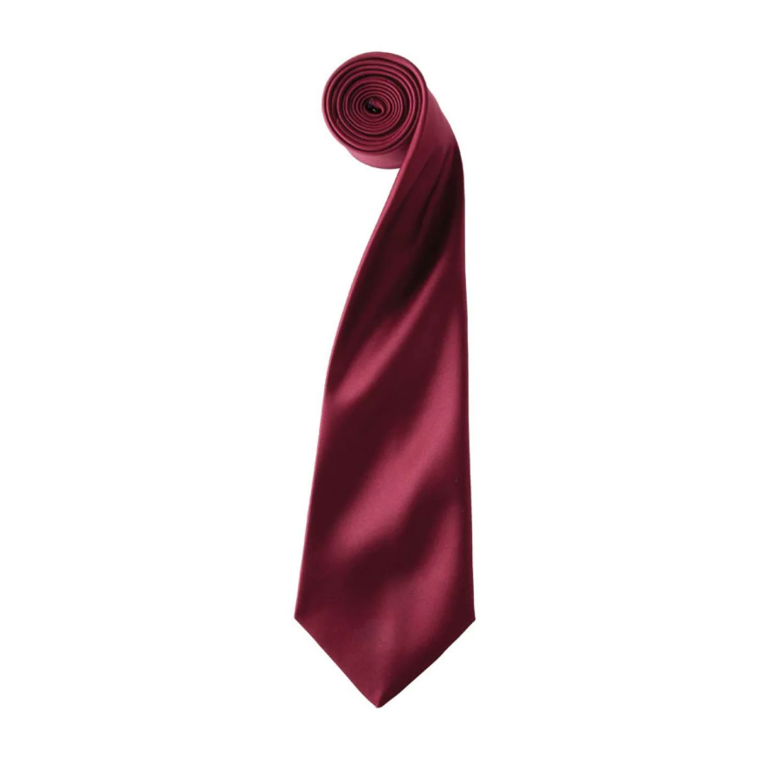 Premier 'colours collection' szatén nyakkendő Bordó