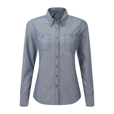 Premier Női organikus pamut chambray fairtrade ing