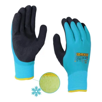 PROCERA Akril bélelt, kétszeres latex bevonatú kesztyű X-GLACIER méret 10