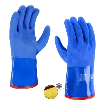 PROCERA Bélelt gumikesztyű X-FREEZEBLUE méret 11