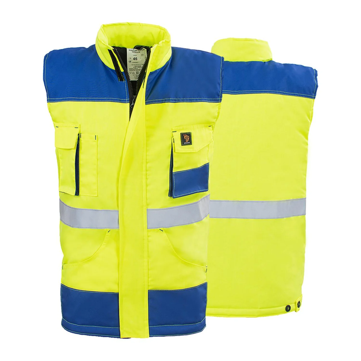 PROCERA Bélelt mellény proman 260 sárga hv Sárga