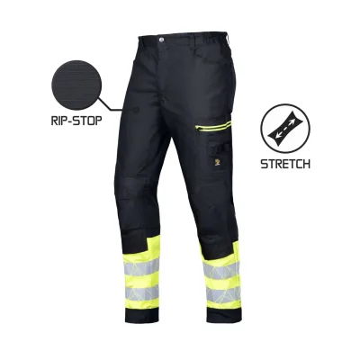PROCERA derekas nadrág megawork rip-stop stretch black