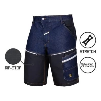PROCERA Lander spandex rövidnadrág jeans