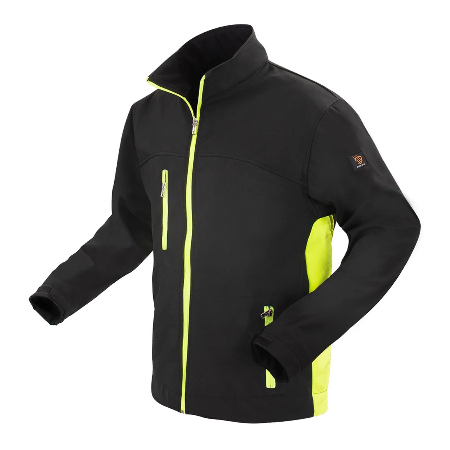 PROCERA softshell kabát fekete-sárga Fekete/sárga