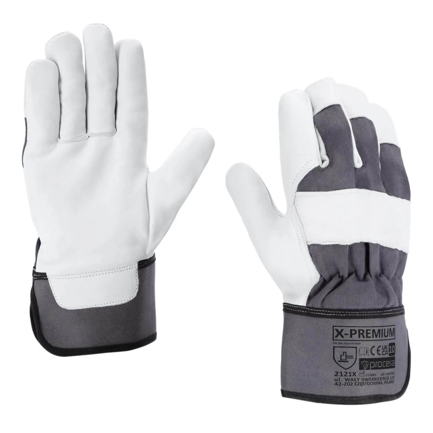 PROCERA X-premium kecskebőrrel megerősített bőrkesztyű 10-ES méret