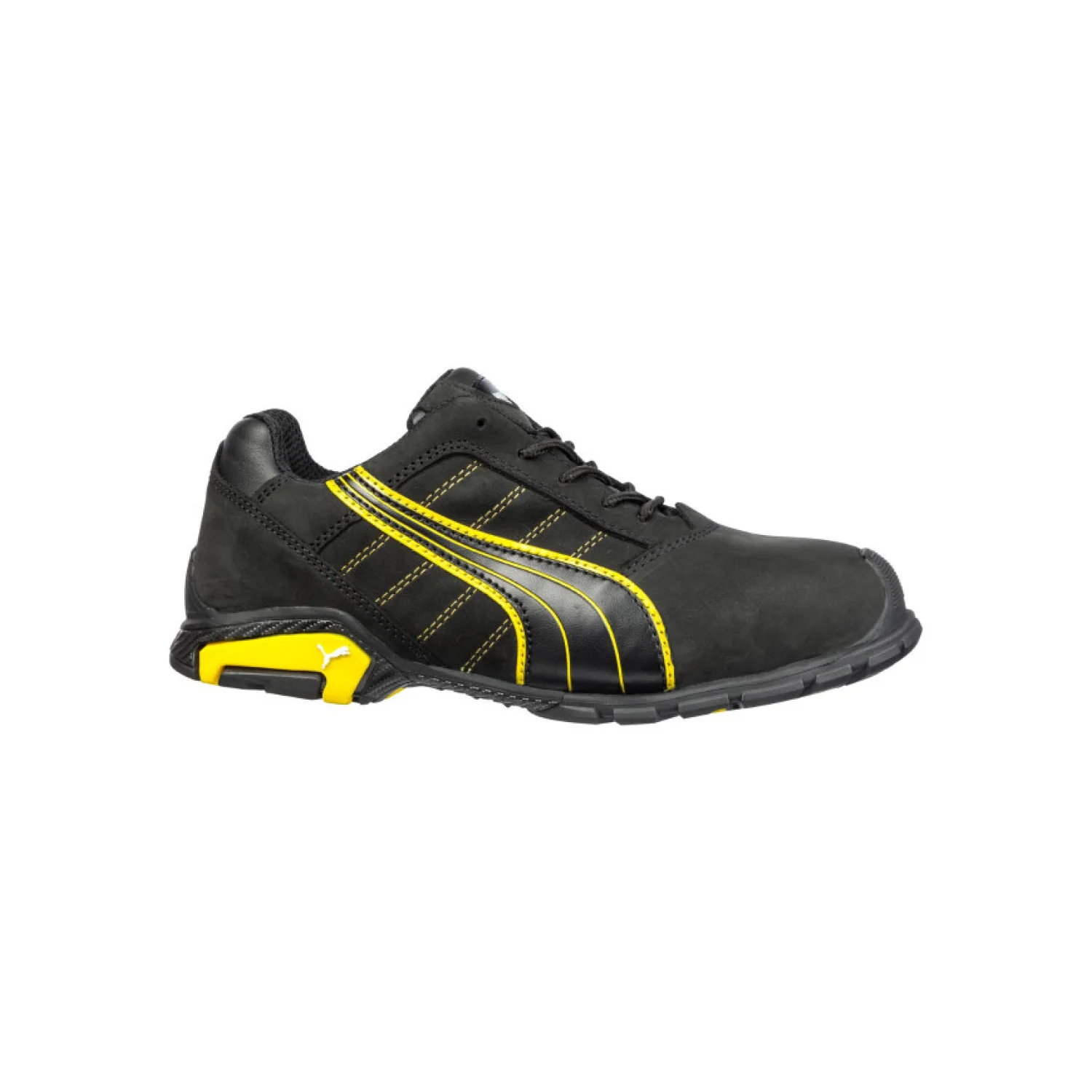 Puma Amsterdam Low S3L FO SR munkavédelmi cipő Fekete