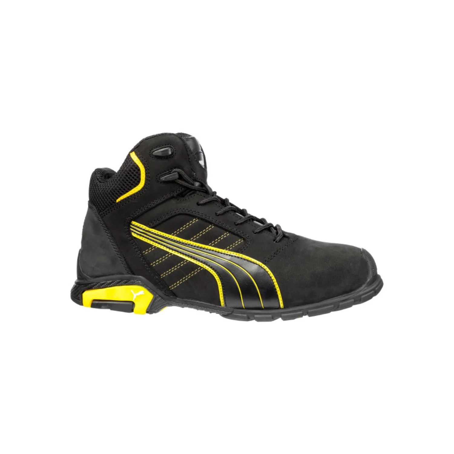 Puma Amsterdam Mid S3L FO SR munkavédelmi bakancs Fekete
