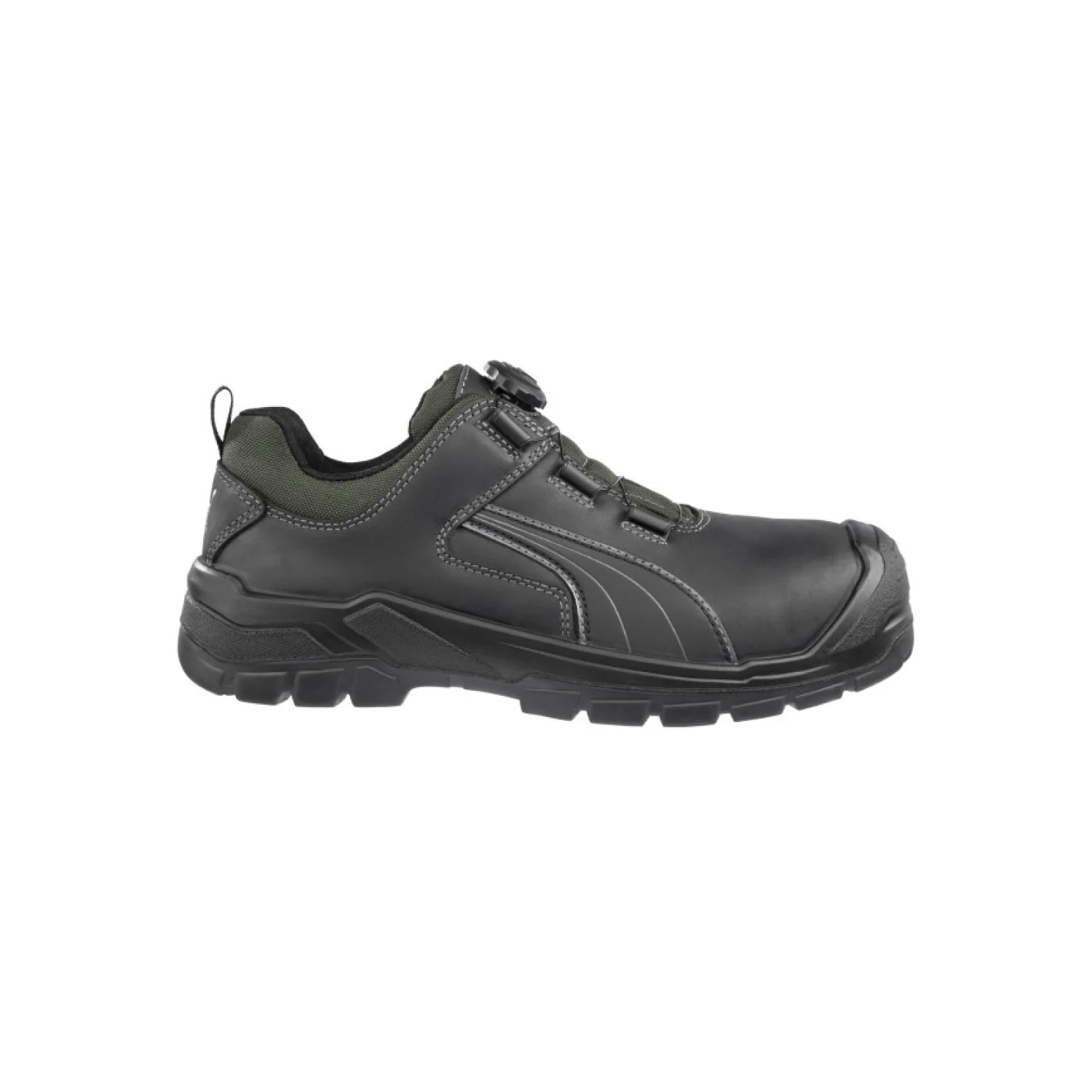 Puma Cascades Disc Low S3S FO CI HI HRO SR munkavédelmi cipő Fekete/szürke