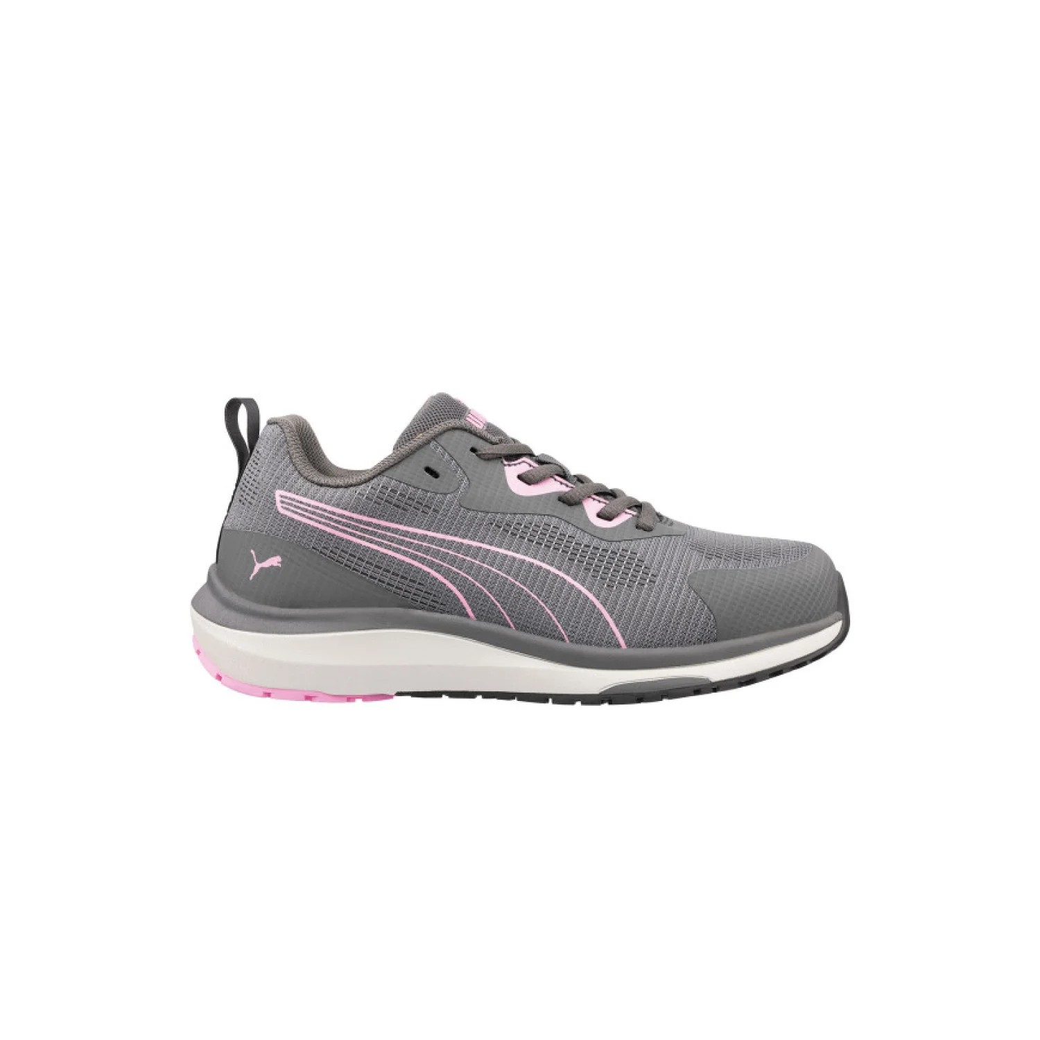 Puma Celerity Knit Pink Low S1PS ESD HRO SR női munkavédelmi cipő Szürke/rózsaszín