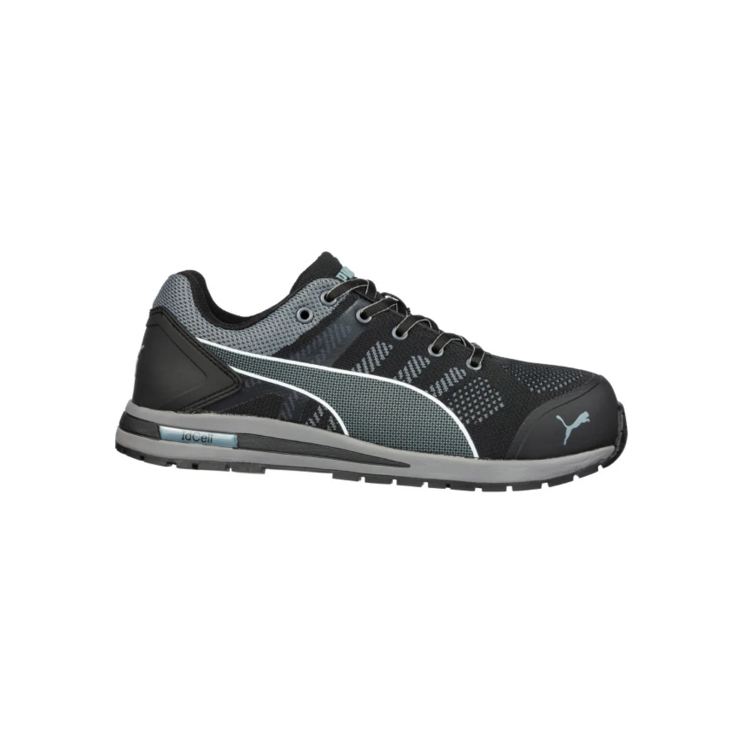 Puma Elevate Knit Black S1PS ESD FO HRO SR munkavédelmi cipő Fekete