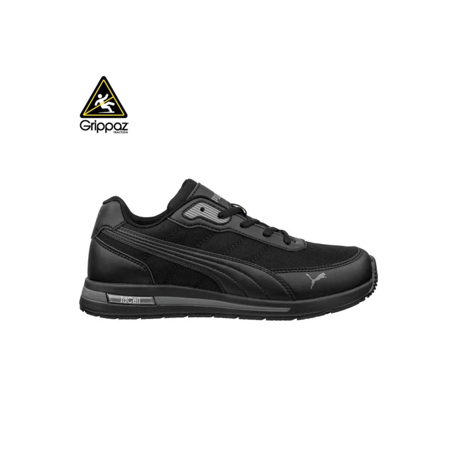 Puma Epic ST BLK Low O2 ESD FO HRO SR munkavédelmi cipő Fekete