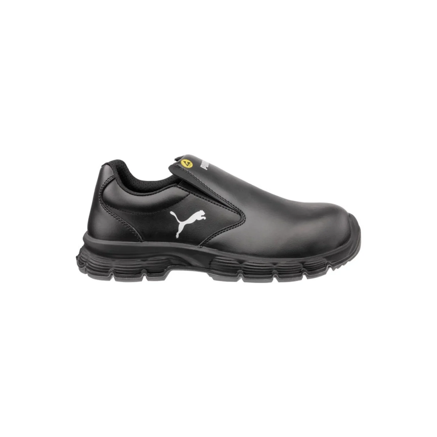 Puma Float BLK Low S2 ESD FO SR belebújós, munkavédelmi cipő Fekete