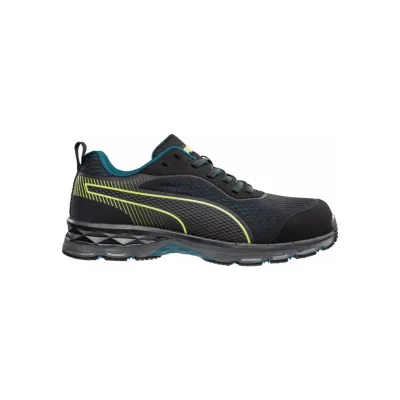 Puma Fuse Knit Black Wns Low S1P ESD HRO SRC női munkavédelmi cipő