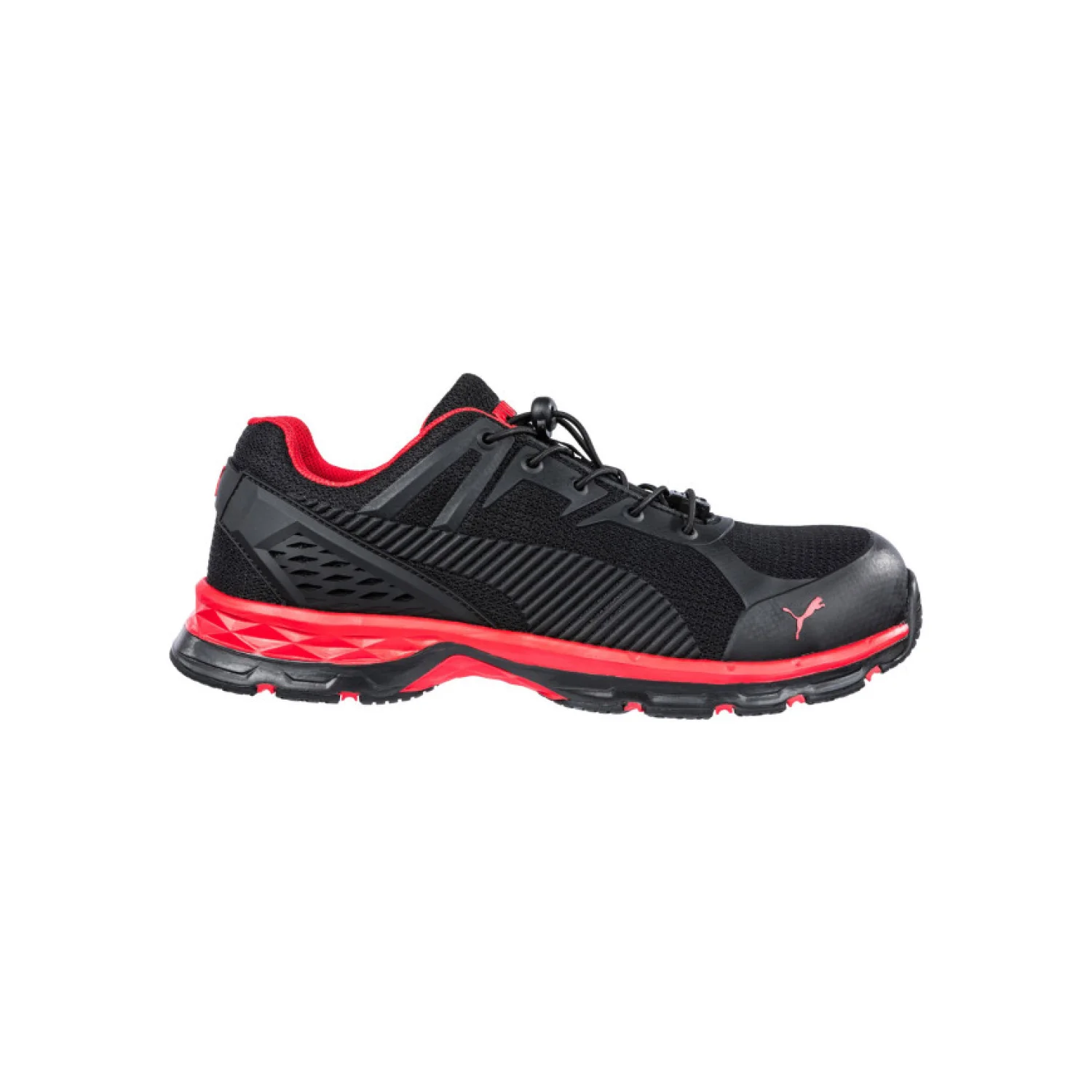Puma Fuse Motion 2.0 Red low S1PS ESD FO HRO SR munkavédelmi cipő Fekete/piros