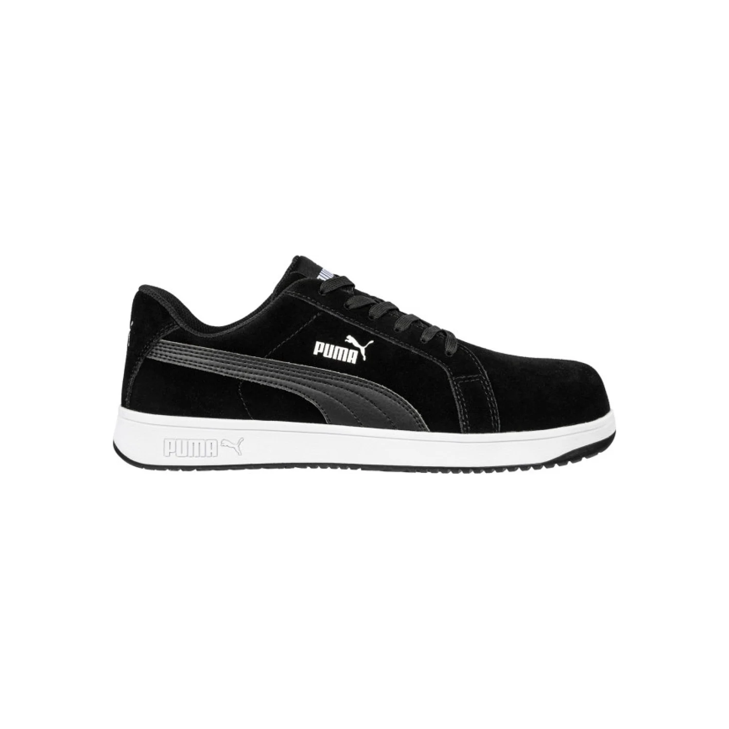 Puma Iconic Black Low S1PL ESD FO HRO SR munkavédelmi cipő Fekete