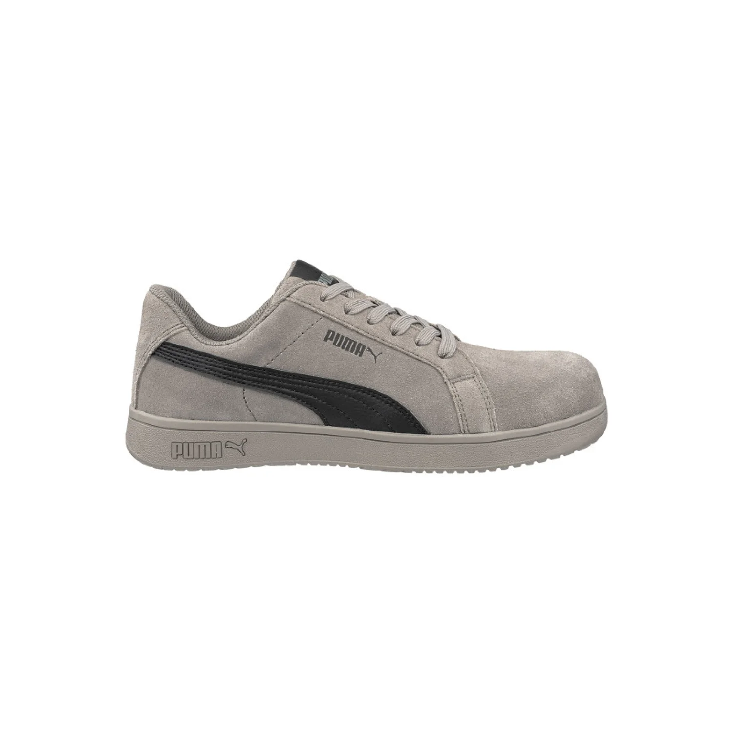 Puma Iconic Stone Low S1PL ESD FO HRO SR munkavédelmi cipő Kőszürke
