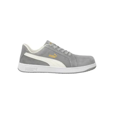 Puma Iconic Suede Grey Low S1PL ESD FO HRO SR munkavédelmi cipő