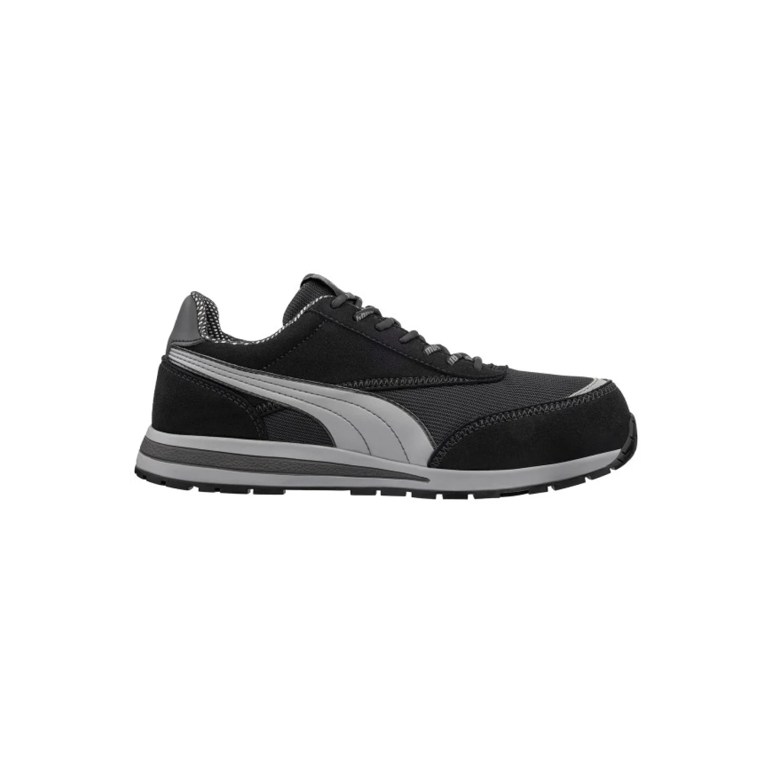 Puma Rider BLK Low S1PS ESD FO HRO SR munkavédelmi cipő Fekete