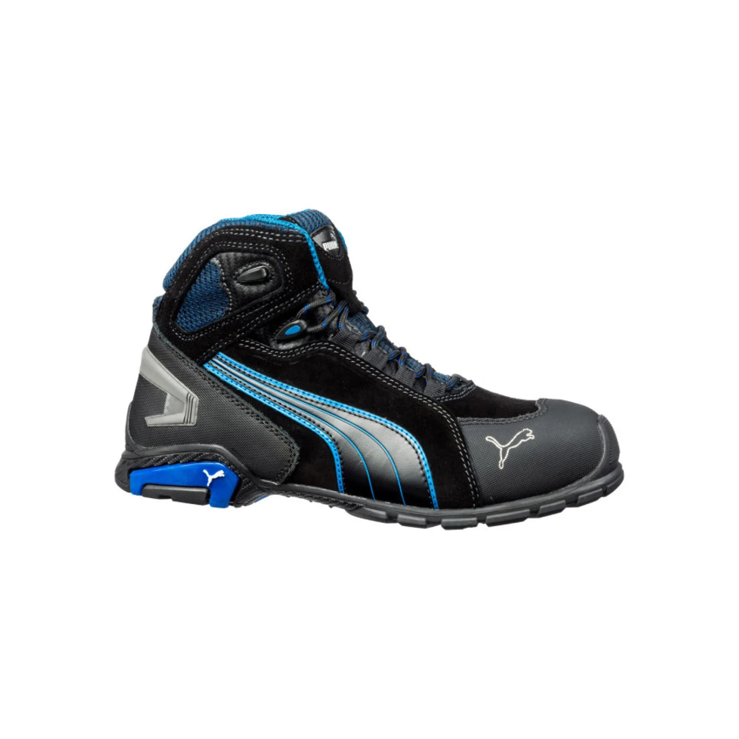 Puma Rio Black Mid S3L FO SR munkavédelmi bakancs Fekete