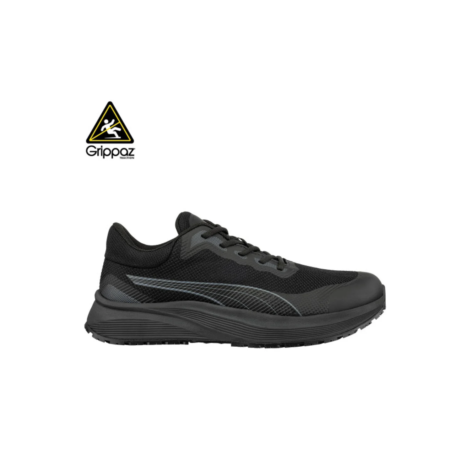 Puma Spark ST BLK Low O1 FO SR munkavédelmi cipő Fekete