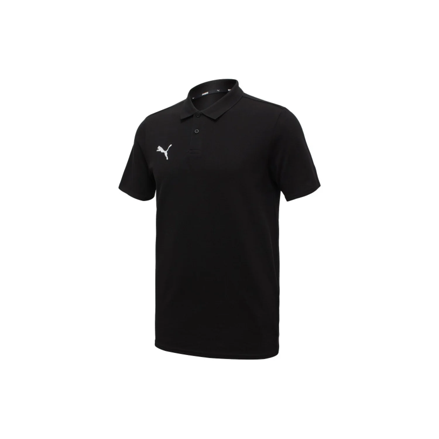Puma teamGOAL galléros póló Fekete