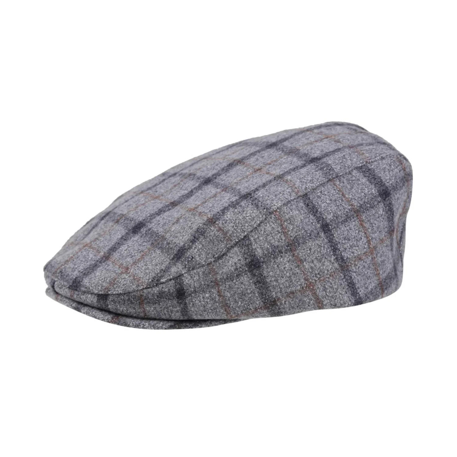 Regatta Acre tweed-hatású lapos sapka Szürke check