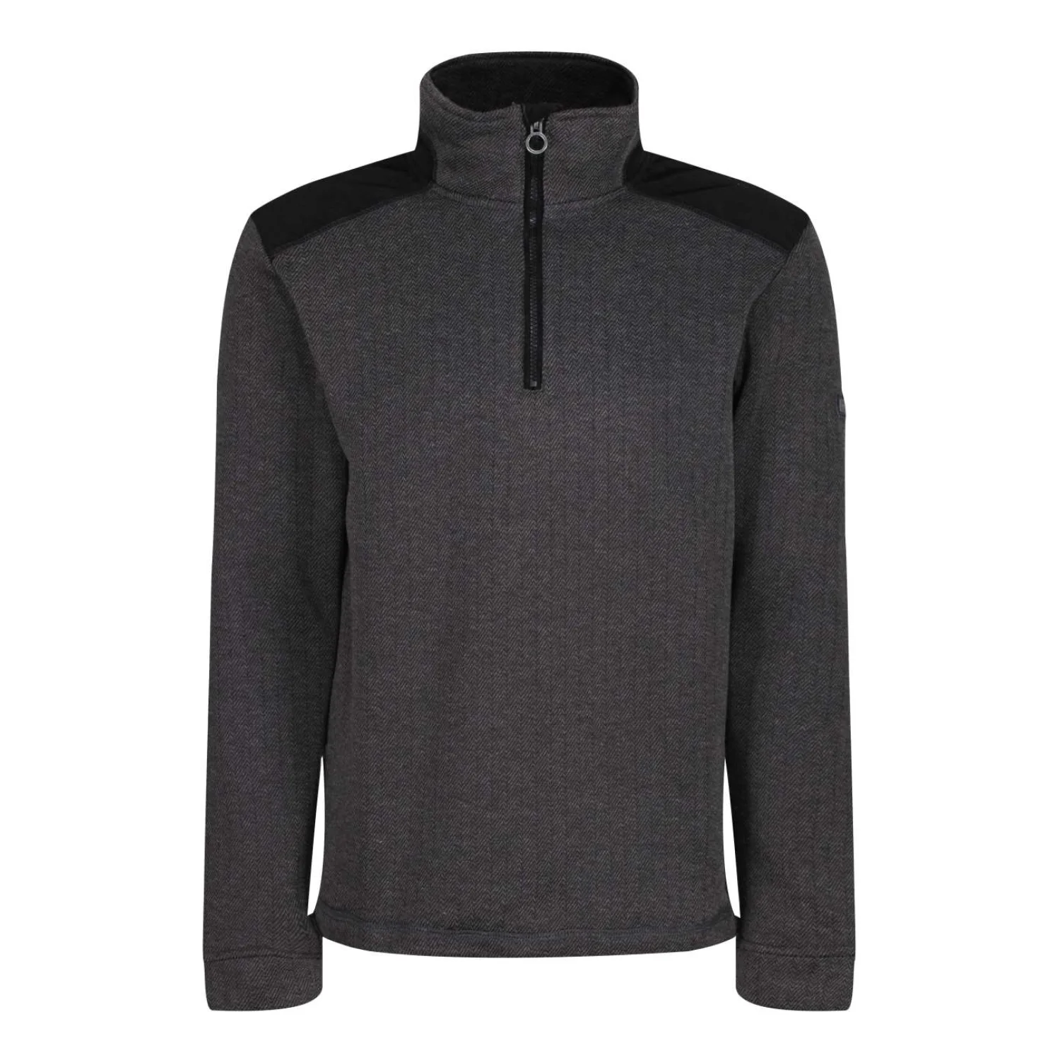 Regatta Holbeck half zip fleece pulóverek és kardigán Fekete