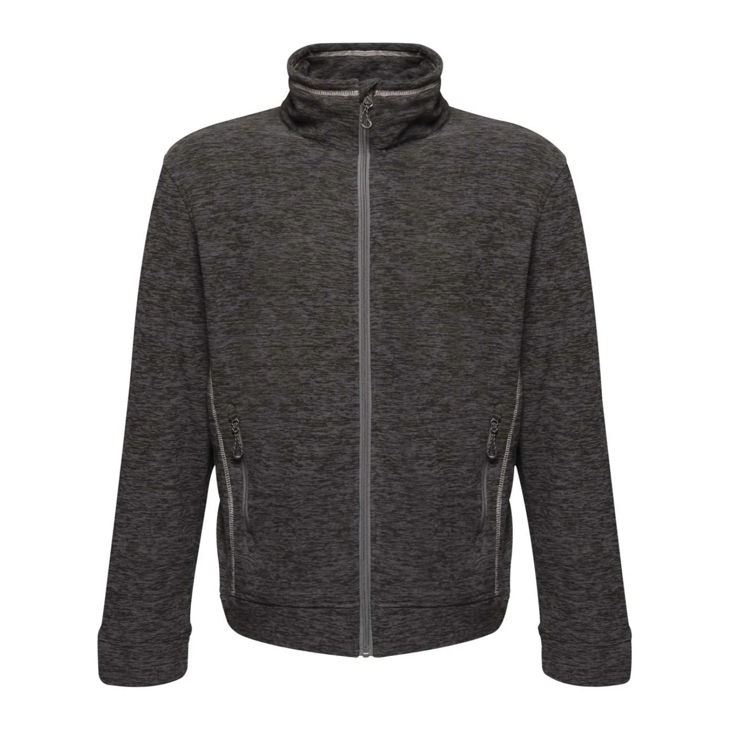 Regatta Thornly men - full zip marl fleece pulóverek és kardigán Seal szürke melírozott