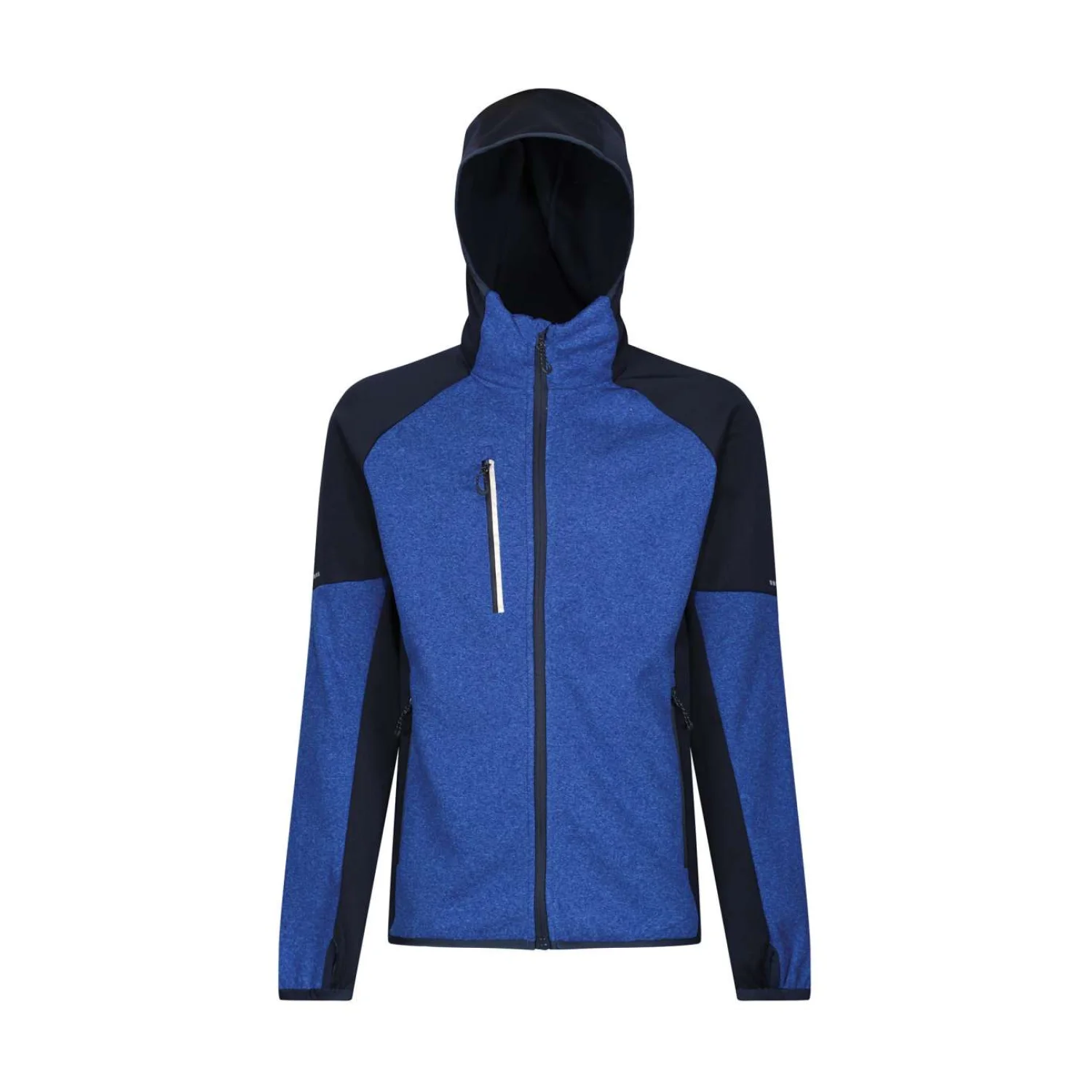 Regatta X-pro coldspring ii hybrid performance stretch hooded polár kabát pulóverek és kardigán Oxford kék melírozott/tengeré