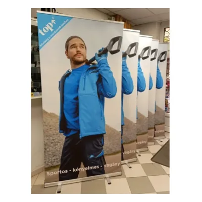 Reklám plakát kihúzható TOP ROLL UP promóciós anyag