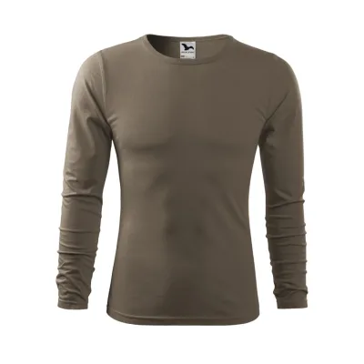 Rock Safety Férfi hosszú ujjú póló, army, 160 g/m²