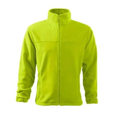 Rock Safety Férfi polár pulóver, lime, 280 g/m²