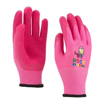 Rock Safety Gyermek poliészter szerelőkesztyű hablatex tenyérmártással