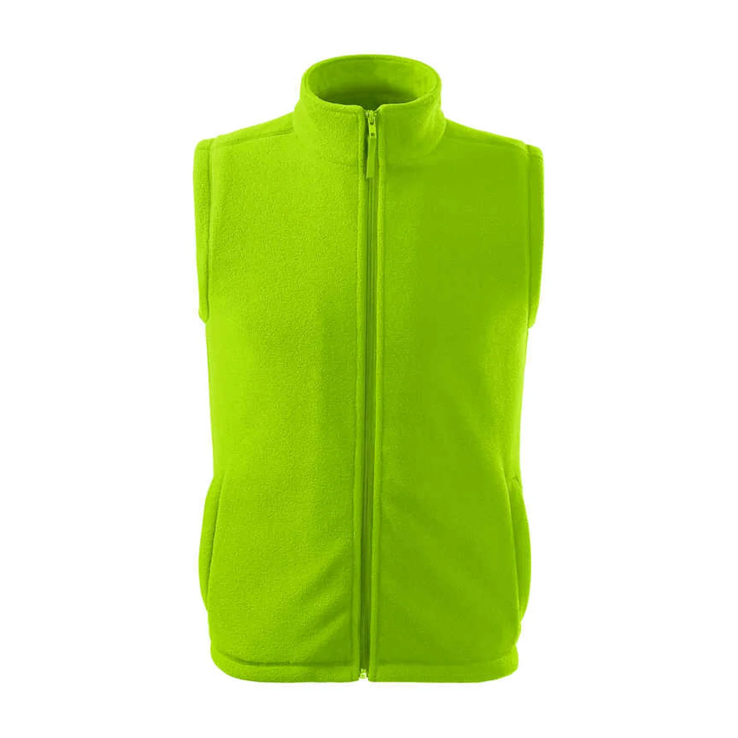 Rock Safety Unisex polár mellény, lime, 280 g/m²