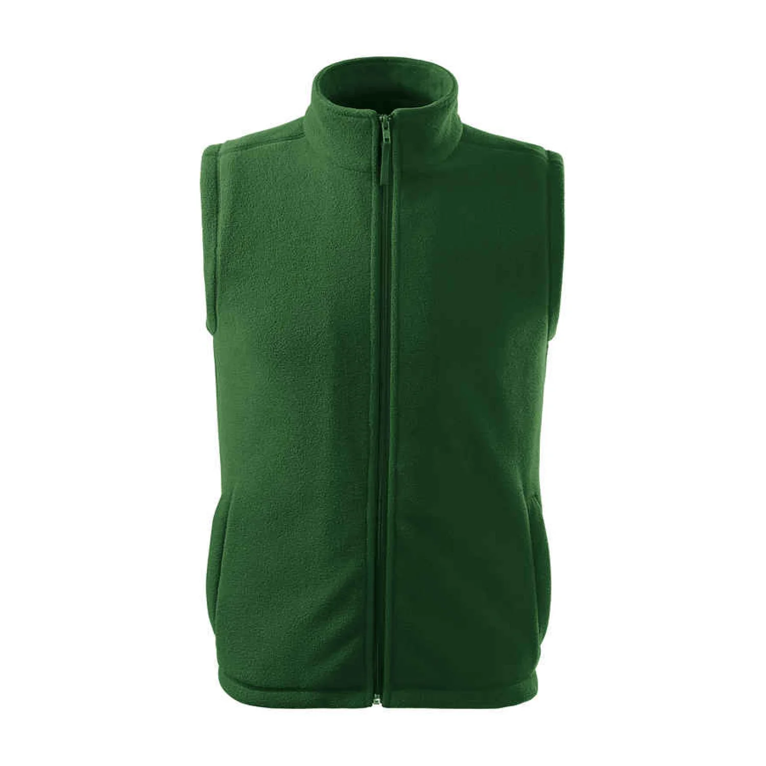 Rock Safety Unisex polár mellény, üvegzöld, 280 g/m²