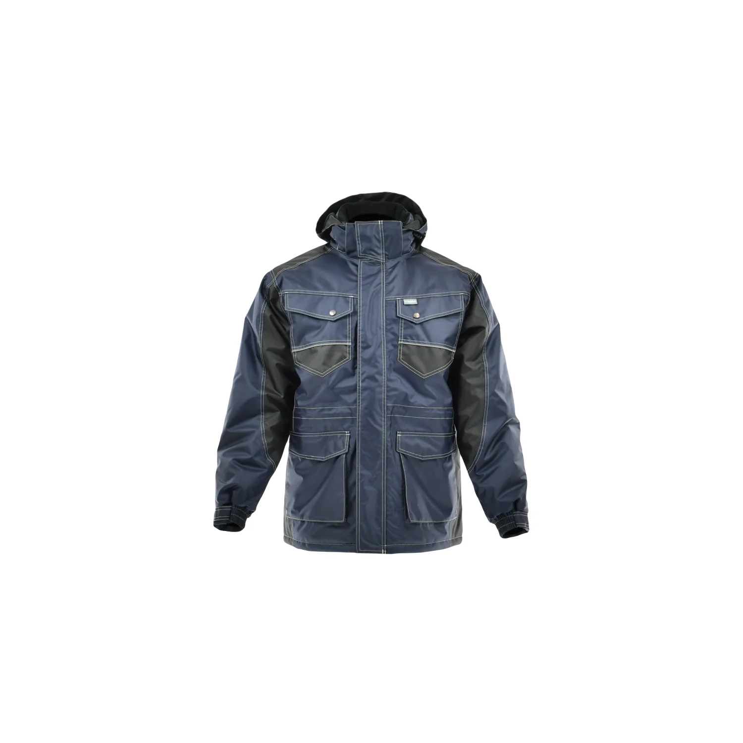 Sara Workwear Bélelt hosszú kabát HYDROS WINTER Tengerészkék