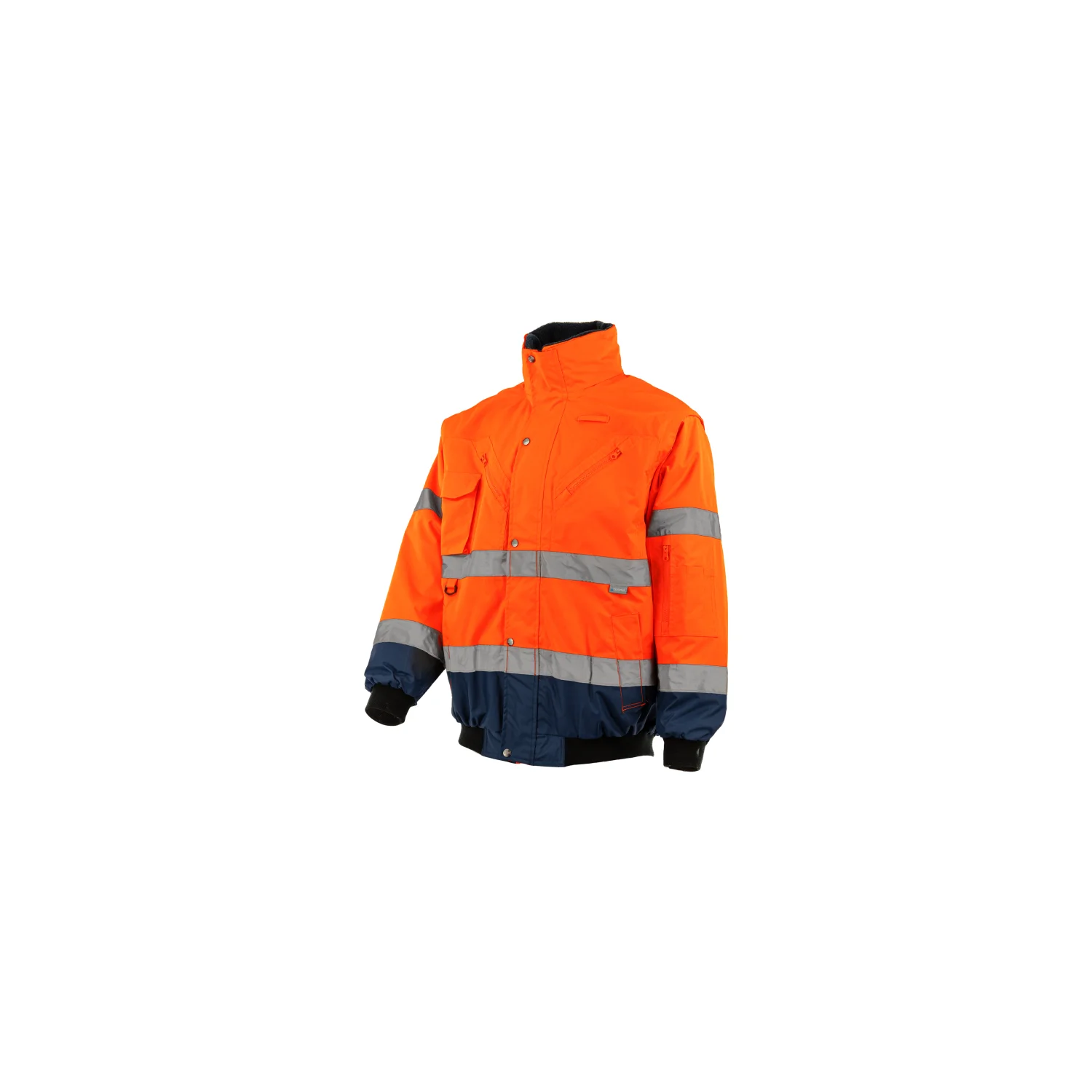 Sara Workwear Bélelt rövid kabát 3 w 1 DROGOWIEC WINTER Fényvisszaverő narancs